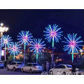 Luces LED de fuegos artificiales al aire libre